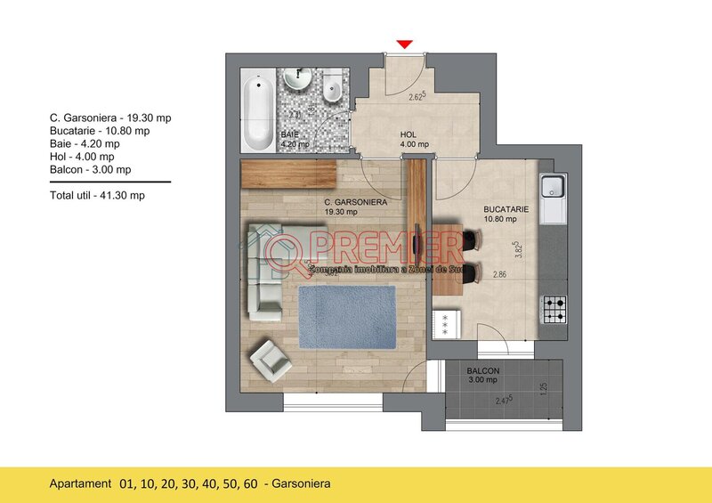 Popesti-Leordeni, 4 min metrou Berceni, Deco Residence, blocul 8, garsoniera